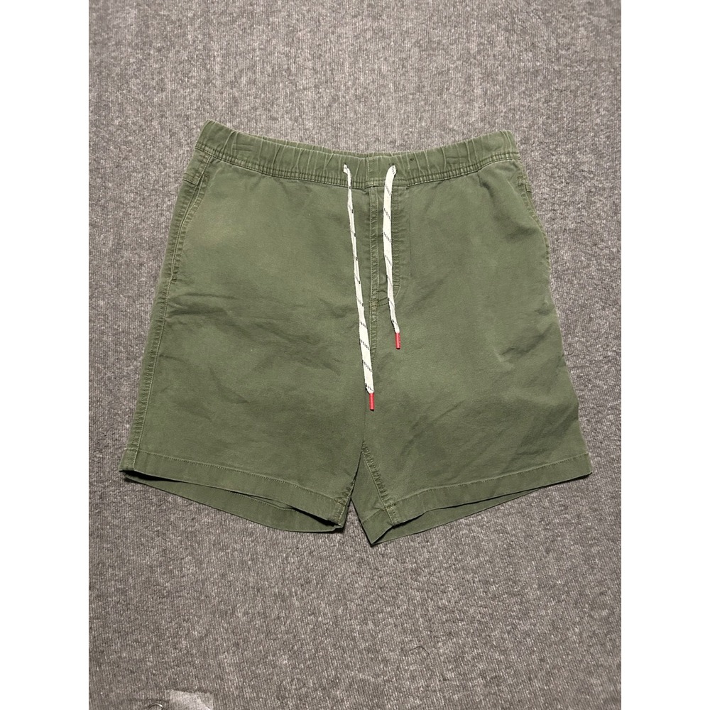 Topo designs shorts mens outdoors hiking green XL organic cotton stretch